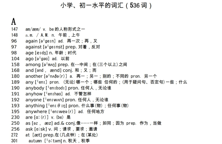 杨亮高考3500词汇分类文档