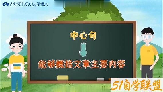 云舒写小学语文高分阅读理解动画讲解课程(3-6年级)