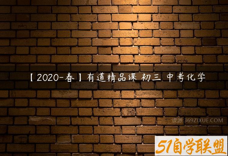 【2020-春】有道精品课 初三 中考化学